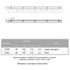 ю. Накладка Cosma M 28333 хром