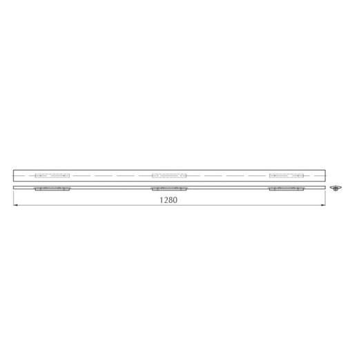 Ручка меблева Cosma M 618.96.1280 хром