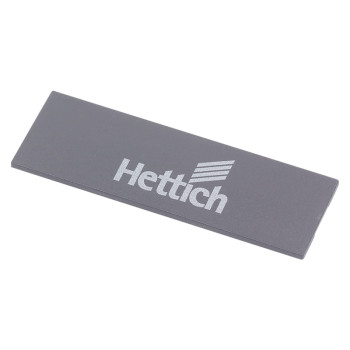 Заглушка Atira с логотипом "Hettich", антрацит (9194648) Hettich
