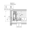 Комплект для ящиков Atira, частичного выдвижения L=520мм H=70мм, белый Hettich