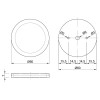 LED-светильник "Sole", 1.8W, 12V, белый свет
