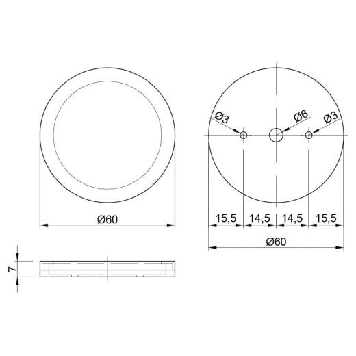 LED-светильник "Sole", 1.8W, 12V, белый свет