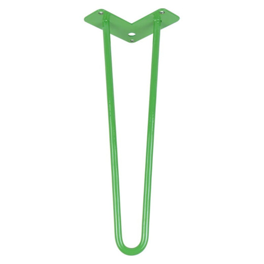 Ніжка меблева HAIRPIN Leg 2ROD Small h36см зелена