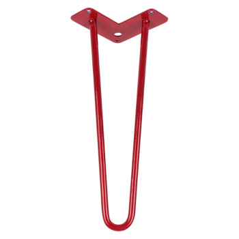 Ніжка меблева HAIRPIN Leg 2ROD Small h36см, червона