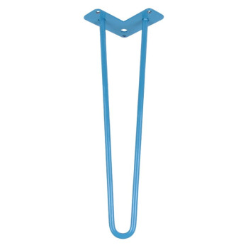 Ніжка меблева HAIRPIN Leg 2ROD Small h46см, блакитна