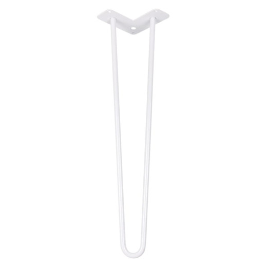 Ножка мебельная HAIRPIN Leg 2ROD Big h55см, белая