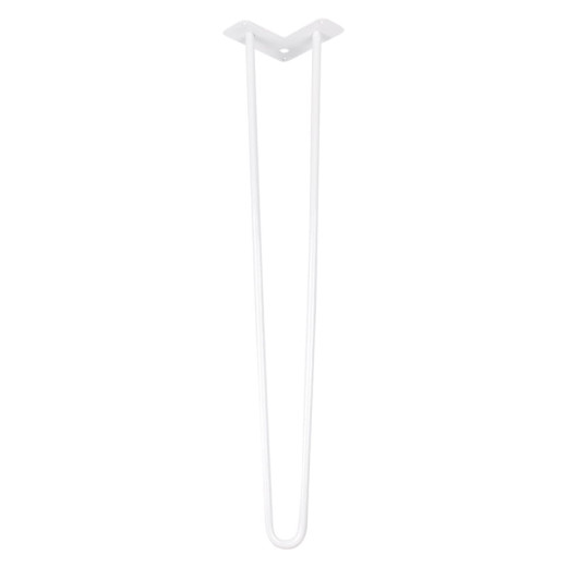 Ножка мебельная HAIRPIN Leg 2ROD Big h71см, белая
