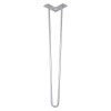 Ножка мебельная HAIRPIN Leg 2ROD Big h71см, серебряная