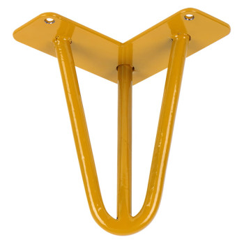 Ніжка меблева HAIRPIN Leg 3ROD Small h15см, гірчична