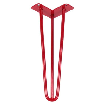 Ножка мебельная HAIRPIN Leg 3ROD Small h36см, бордо