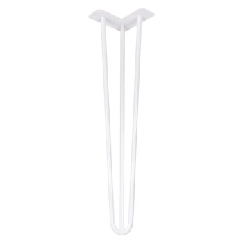 Ніжка меблева HAIRPIN Leg 3ROD Big h55см, біла