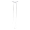 Ножка мебельная HAIRPIN Leg 3ROD Big h71см, белая
