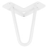Ножка мебельная HAIRPIN Leg 2ROD Small h15см белая