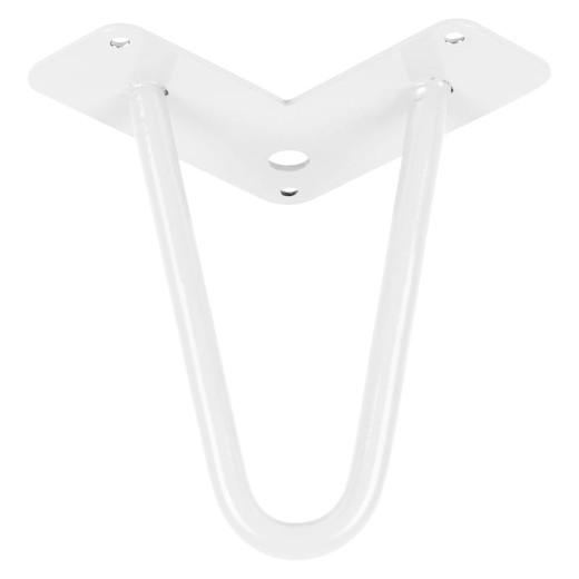 Ножка мебельная HAIRPIN Leg 2ROD Small h15см белая