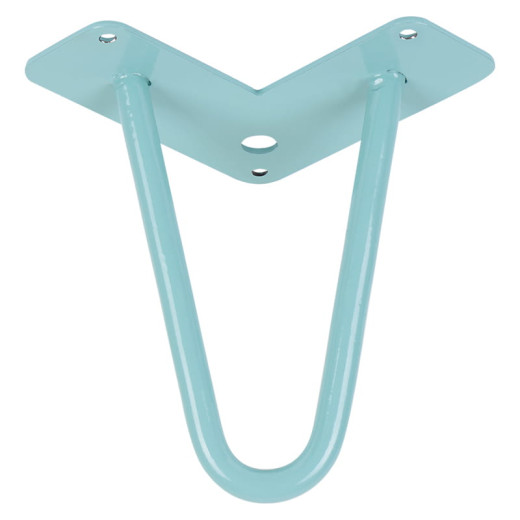Ножка мебельная HAIRPIN Leg 2ROD Small h15см голубая
