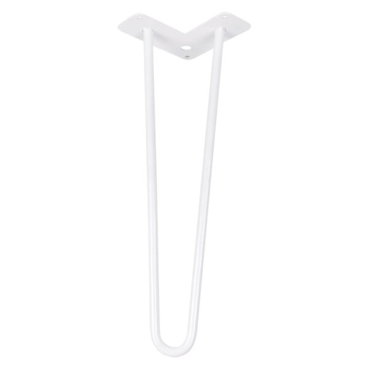 Ніжка меблева HAIRPIN Leg 2ROD Small h36см біла