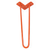 Ножка мебельная HAIRPIN Leg 2ROD Small h41см, оранжевая