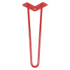 Ніжка меблева HAIRPIN Leg 2ROD Small h41см червона