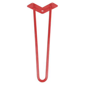 Ніжка меблева HAIRPIN Leg 2ROD Small h41см червона