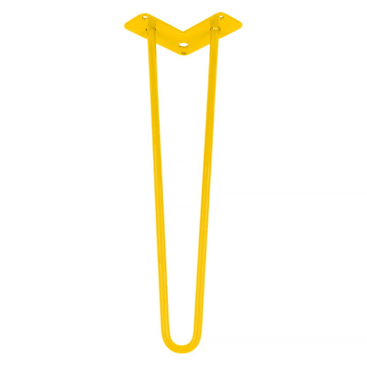 Ножка мебельная HAIRPIN Leg 2ROD Small h46см желтая