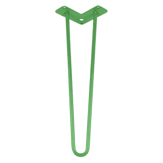 Ножка мебельная HAIRPIN Leg 2ROD Small h46см зеленая