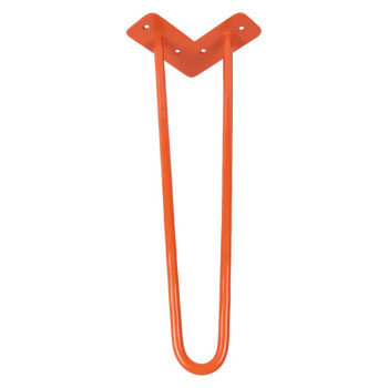 Ніжка меблева HAIRPIN Leg 2ROD Small h46см, помаранчева