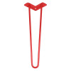 Ножка мебельная HAIRPIN Leg 2ROD Small h46см красная