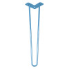 Ножка мебельная HAIRPIN Leg 2ROD Big h55см голубая