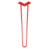 Ножка мебельная HAIRPIN Leg 2ROD Big h55см красная