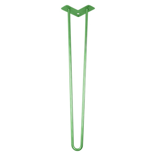 Ножка мебельная HAIRPIN Leg 2ROD Big h71см зеленая