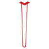 Ножка мебельная HAIRPIN Leg 2ROD Big h71см красная