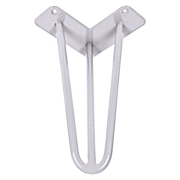 Ніжка меблева HAIRPIN Leg 3ROD Small h15см срібна