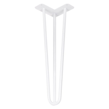 Ніжка меблева HAIRPIN Leg 3ROD Small h36см біла