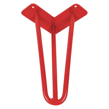 Ножка мебельная HAIRPIN Leg 3ROD Small h36см красная