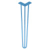 Ніжка меблева HAIRPIN Leg 3ROD Big h55см блакитна