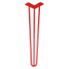 Ножка мебельная HAIRPIN Leg 3ROD Big h55см красная