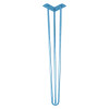 Ножка мебельная HAIRPIN Leg 3ROD Big h71см голубая