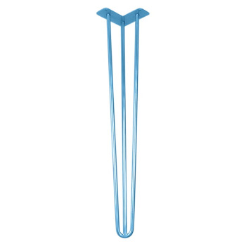 Ножка мебельная HAIRPIN Leg 3ROD Big h71см голубая