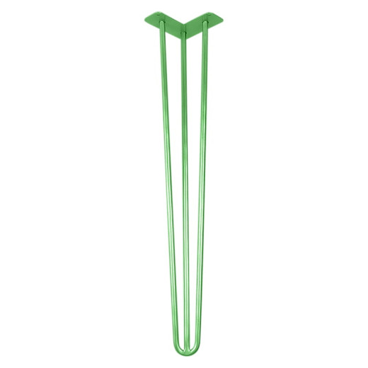 Ножка мебельная HAIRPIN Leg 3ROD Big h71см зеленая