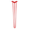 Ножка мебельная HAIRPIN Leg 3ROD Big h71см красная