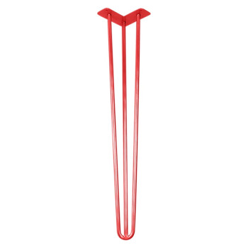 Ножка мебельная HAIRPIN Leg 3ROD Big h71см красная