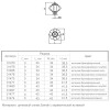 Ручка мебельная Ferro Fiori CR 9150.34 античная бронза|горчичный