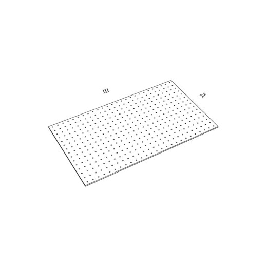 Дно з перфорацией 600мм W=540 L=480 (ДП.540.480) Натуральное