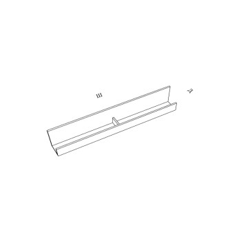 Организатор крышек 900мм W=840 L=120 H=159 (ОК.840.120) Натуральный