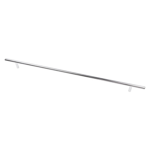 Ручка релинговая RE 1004/384 (DR 10/384 G2) монолит Ø 10 хром