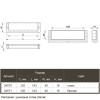 Ручка мебельная Marella CL 15204.143 бронза