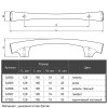 Ручка мебельная Marella M 15183.128 никель