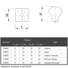 Ручка мебельная Marella M 24180.19 хром