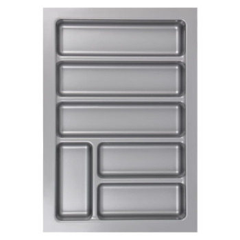 Лоток для столових приладів Variant (Україна) 400 сірий (Ш330хГ480хВ45мм)