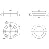 LED-светильник Glossy-белый 1,8 Вт, 12 В, 65х10мм, IP20, белый свет